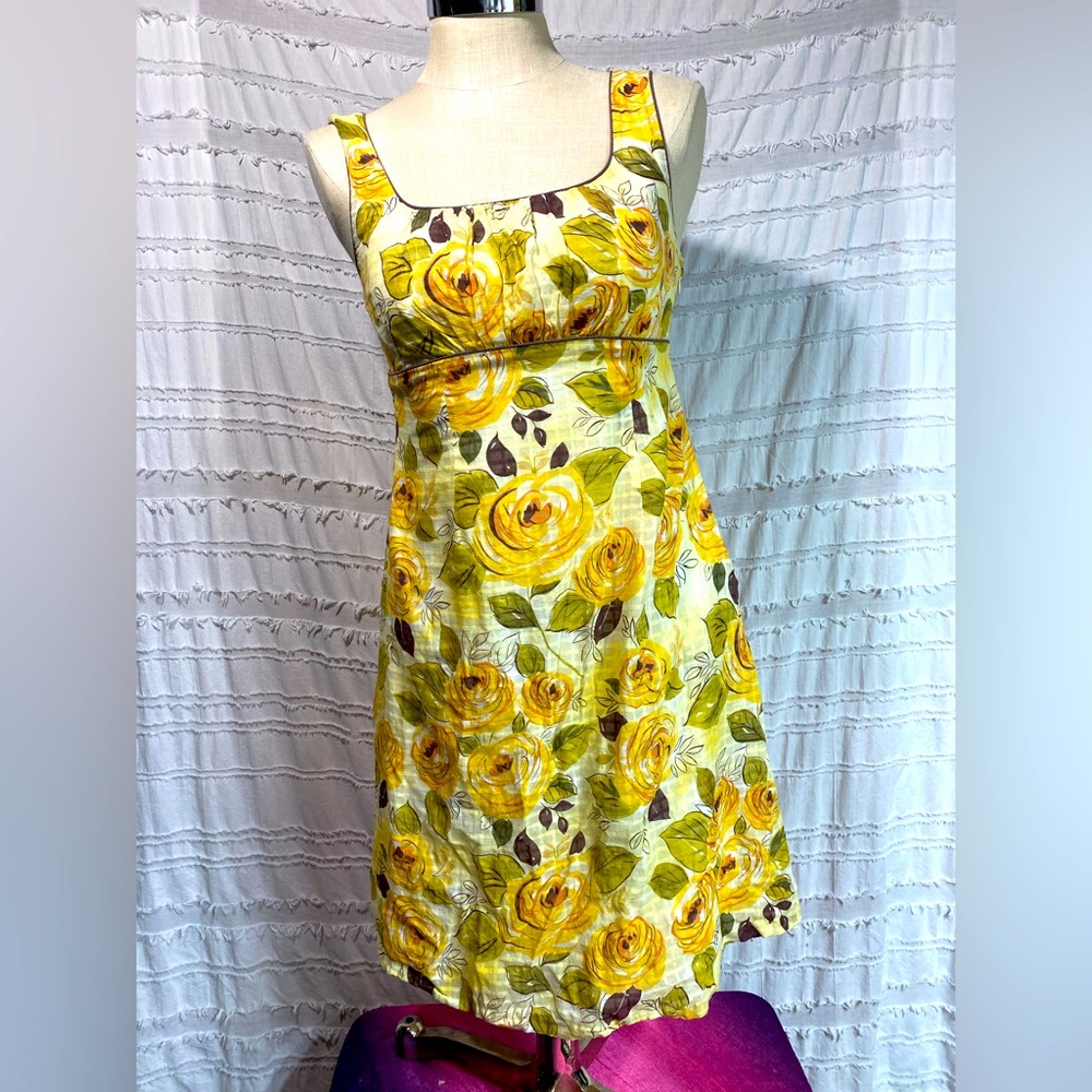 Cabi floral sleeveless dress